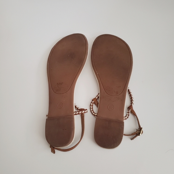 Mossimo Sandals Flat Braided Size 10 - Picture 4 of 8